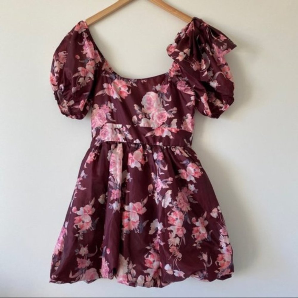 LOVESHACKFANCY Hansel Floral Puff Sleeve Dress 6